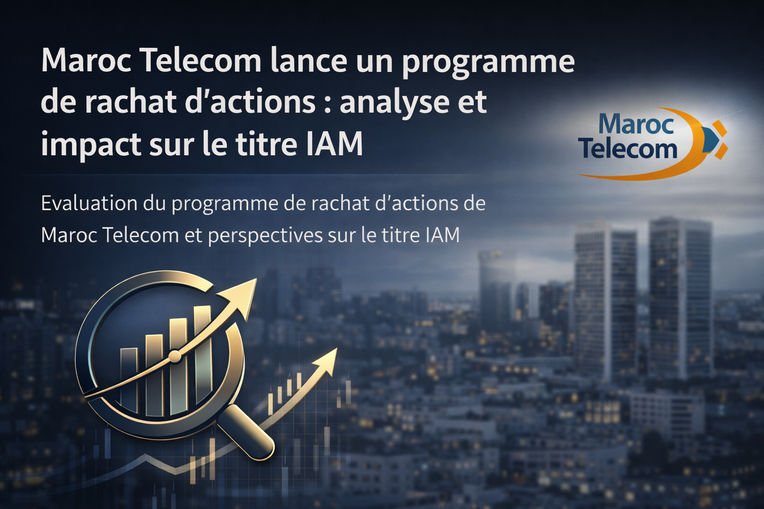 Maroc Telecom lance un programme de rachat d’actions pour améliorer la liquidité de son titre en Bourse.